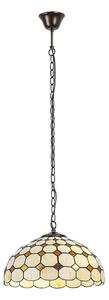 Brilagi - витражен полилей Tiffany на верига DORAN 2xE27/60W/230V