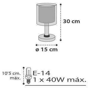 Dalber D-41411E - Детска настолна лампа CLOUDS 1xE14/40W/230V