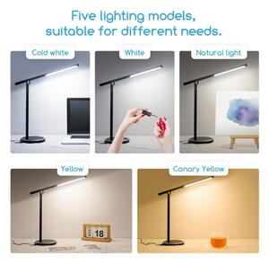Aigostar - LED Димируема сензорна настолна лампа LED/8W/230V 3000-6000K черен