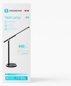 Aigostar - LED Димируема сензорна настолна лампа LED/8W/230V 3000-6000K черен
