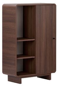 Шкафче от декор от орех в тъмно естествен цвят 70x110x34 cm Torina – Nordure