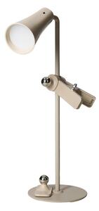 Бежова LED настолна лампа (височина 47,5 cm) 4in1 – Brandani