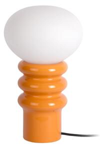 Оранжева керамична настолна лампа (височина 33,5 cm) Catania Aro – Leitmotiv