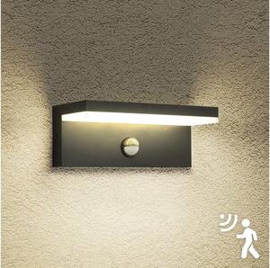 Brilagi-LED Външно стенно осветително тяло с сензор TESSI LED/10W/230V черно IP54
