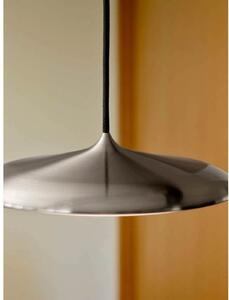 DFTP by Nordlux LED висяща лампа „Artist“, Ø 25 см, в цвят на стомана, неръждаема Затъмняване, Металик, Дневна/трапезария, Неръждаема стомана, Скандинавски