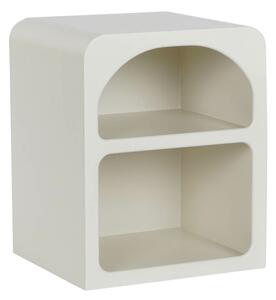 Нощно шкафче DKD Home Decor Бял Ела Дървен MDF 45 x 40 x 55 cm