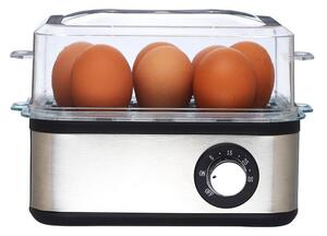 Яйцеварка Elite EBS-8-1246, 500W, За 8 яйца, Таймер с 3 режима, Звуков сигнал, Инокс