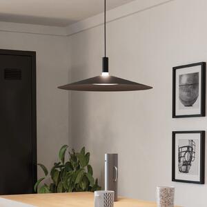 EGLO LED-Smart-висяща лампа Conomavilla-Z, черна, Ø 45 cm CCT RGB, Затъмняване, Черен, Дневна/трапезария, Метал, Модерен