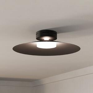 EGLO LED интелигентна плафониера Conomavilla-Z, черна Ø 45 cm CCT RGB, Затъмняване, Черен, Дневна/трапезария, Метал, Модерен