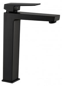 Стоящ смесител за умивалник ICF 1418191B ЕЛИНОР MATT BLACK, месинг, черен мат, 27.8x17.2см