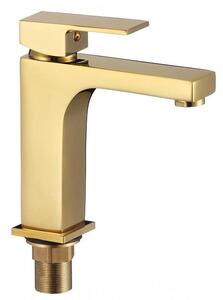 Стоящ смесител за умивалник "ЯСМИНА GOLD" ICF 1008866 GOLD, месинг, злато, 17.5x16см