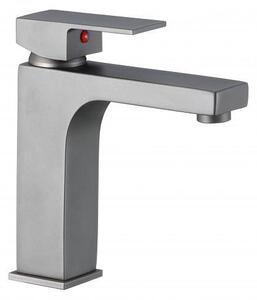 Стоящ смесител за умивалник " ЯСМИНА GUN GRAY" ICF 1008866GG, месинг, сив, 17.5x16см