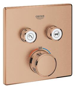 Термостат за вграждане, 29124DL0, Grohtherm SmartControl, Grohe, за вана/душ