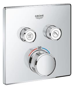 Термостат, 29124000 Grohtherm SmartControl, Grohe, за вграждане за вана/душ, хром