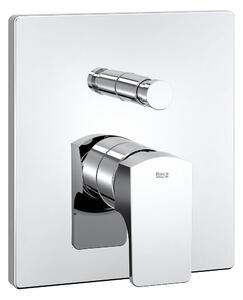 Смесител за вграждане1/2" A5A0B01C00, Roca, за вана-душ с автоматичен превключвател, хром, 18х16см