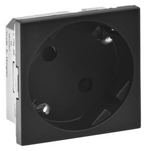 Контакт Шуко LEGRAND Mosaic, 2P+T, 2М, бял