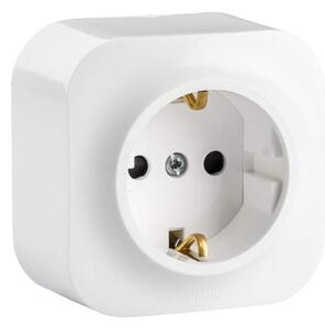 Контакт Шуко LEGRAND Forix, ОМ, бял