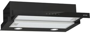 Абсорбатор Gorenje TH64E4BG, за вграждане, телескопичен, енергиен клас C, 131W, 450 m³/h, 1 мотор, 3 степени на мощност, сензорно управление, черен