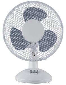 Вентилатор Rosberg R51760B9, 2 скорости, 19 W, бял/Сив