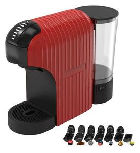 Кафемашина на капсули Crown CCM-1532R, 1400W, 20 bar, 0.9l вместимост на резервоара за вода, червена