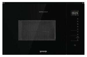 Микровълнова фурна Gorenje BMI251SG3BG, за вграждане, с грил, електронно управление, 900W, 25l обем, 5 степени на мощност, черна