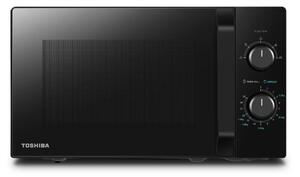 Микровълнова фурна Toshiba MW-MM20PBK, механично управление, 800W, 20л. обем, 4 степени на мощност, черна
