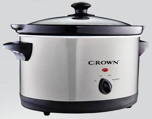 Мултифункционален уред за готвене Crown SLC-7L, 6 л. капацитет, 265W, инокс