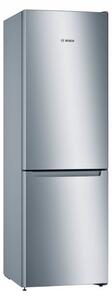 Хладилник с фризер Bosch KGN33NLEB, клас E, 279 л. общ обем, свободностоящ, 228 kWh/годишно, NoFrost, VitaFresh чекмедже, инокс