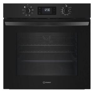 Фурна за вграждане Indesit IO K58HS B, клас A+, 71л. обем, хидролитично почистване, 11 програми, черна