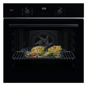 Фурна за вграждане AEG TU5AB21FSB, клас A+, 72л. обем, таймер, Aqua Cleaning, черна