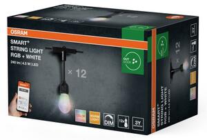 Osram - LED RGB димируем външен гирлянд SMART+ STRING 12xLED/230V 7,47m IP44 Wi-Fi