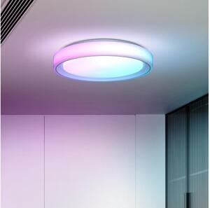 Solight WO8015 - LED RGB Димируем плафон FLOCO LED/30W/230V+RGB/6W+ д.у. Ø 40 см