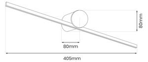 LED осветление за огледало за баня ARTIST LED/6W/230V 40 cm IP44 черно