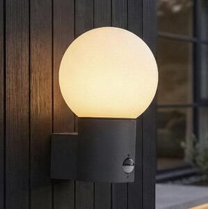 Kanlux 46081-Външна стенна лампа със сензор STONO 1xE27/15W/230V IP65 антрацит