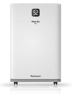 Обезвлажнител на въздух Rohnson R-9160, 740W, 7.5 l резервоар, подходящ за помещения с площ до 170m², 2 скорости, система против замръзване, таймер, бял
