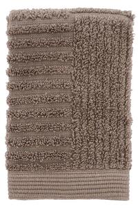 Кафяво-сива памучна кърпа от тери 30x30 cm Classic – Zone