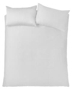 Бяло двойно удължено спално бельо от памучен сатен 230x220 cm Cotton Sateen – Bianca