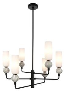 ITALUX PND-95331-6-BK - Люстра с прът SANTOS 6xG9/40W/230V черна