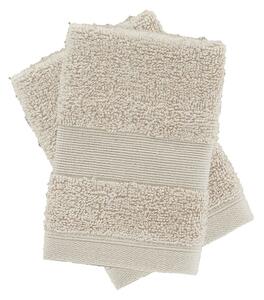 Бежови памучни кърпи в комплект от 2 бр. от тери 30x30 cm Anti-Bacterial – Catherine Lansfield