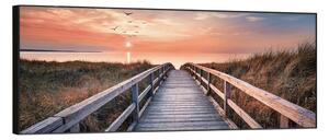 Картина 150x60 cm Beach Footbridge – knor