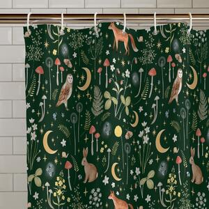 Завеса за душ 180x180 cm Enchanted Twilight Animals – Catherine Lansfield