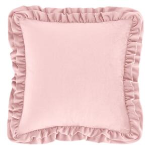 Кадифена декоративна възглавница 43x43 cm Velvet Double Frill – Catherine Lansfield