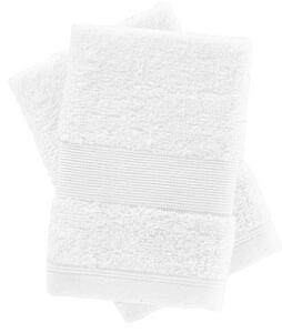 Бели памучни кърпи в комплект от 2 бр. от тери 30x30 cm Anti-Bacterial – Catherine Lansfield