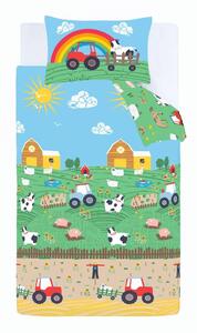Детско спално бельо за детско креватче 120x150 cm Farmyard Animals – Catherine Lansfield
