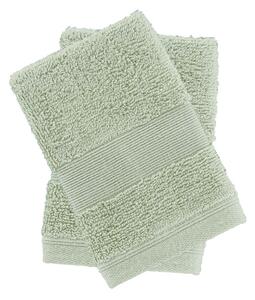 Зелени памучни кърпи в комплект от 2 бр. от тери 30x30 cm Anti-Bacterial – Catherine Lansfield