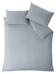 Сиво-синьо двойно удължено спално бельо 260x220 cm So Soft Non-Iron – Catherine Lansfield
