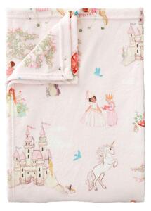 Розово бебешко одеяло от микроплюш 150x200 cm Fairytale – Belle & Boo