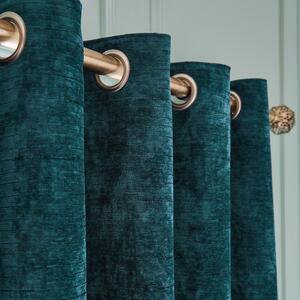 Тюркоазени термо пердета в комплект от 2 бр. от шенил 168x229 cm Selene Luxury Chenille – Hyperion