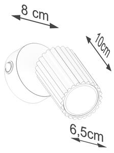 Brilagi - LED стенно точково осветително тяло CRESTO 1xGU10/10W/230V розово