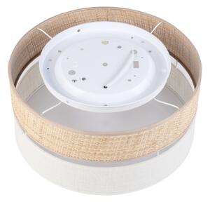 Плафон SIRJA DOUBLE BOHO 2xE14/15W/230V, диаметър 35 см, бежово/кремаво